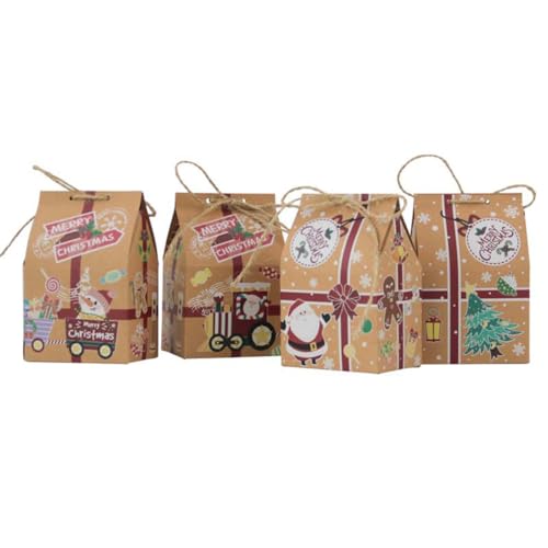 GARVEE 50 Pieces Christmas Candies Treats Boxes For Baby Shower Wedding Party Decoration (7.1 x 5 x 10.1cm/2.8×1.97×3.98inch) As shown in the picture Discount