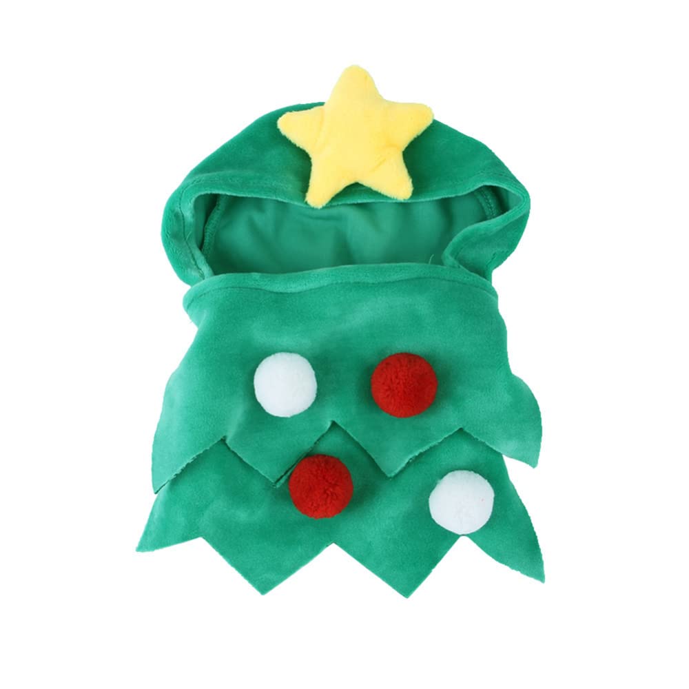 GARVEE Pet Dog Christmas Bodysuit Soft Comfortable Creative Christmas Tree Shape Costumes Headgear Props Accessories Green M Online