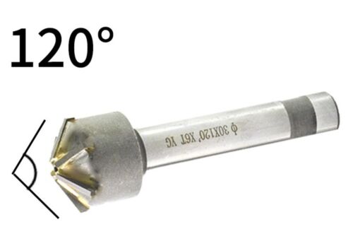 30mm (120 Degree) Shank 16mm Carbide Tip Chamfer Cutter