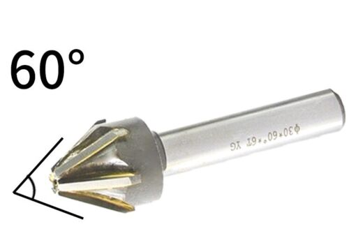 30mm (60 Degree) Shank 16mm Carbide Tip Chamfer Cutter