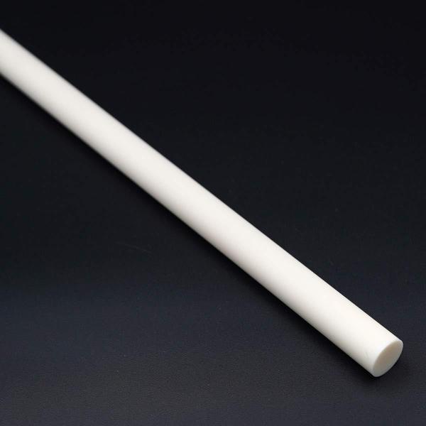 5 x 100mm High Purity Mirror Finish Alumina Ceramic Rod Refractory