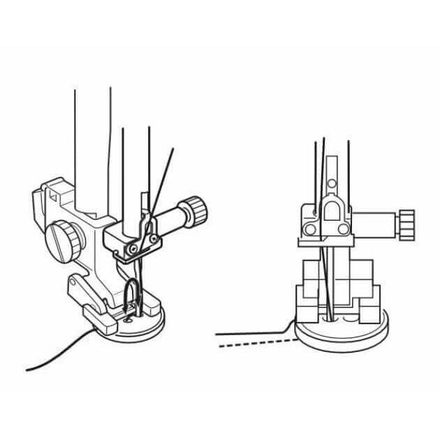 b37/b38 Button-sew-on foot