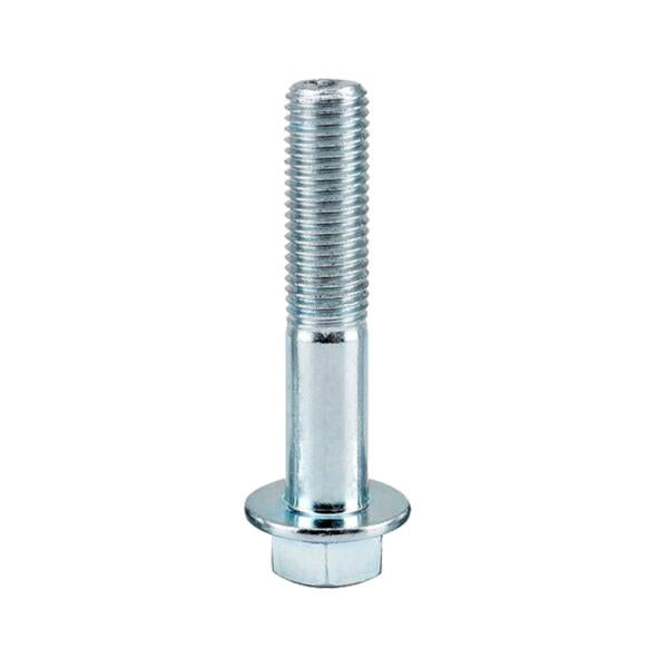 M10 x 1.25 x 35mm 2Pcs Partial Thread Grade 8.8 Zinc Plated Flanged Hexagon Head Bolts