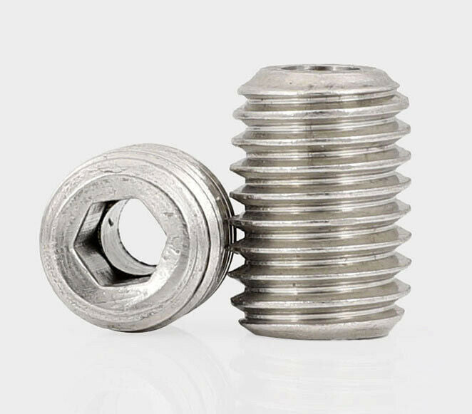 M10 x 1.5 x 20mm, Hole 5mm Socket Set / Grub Hollow Through Hole Screws Bolt 10 Pcs
