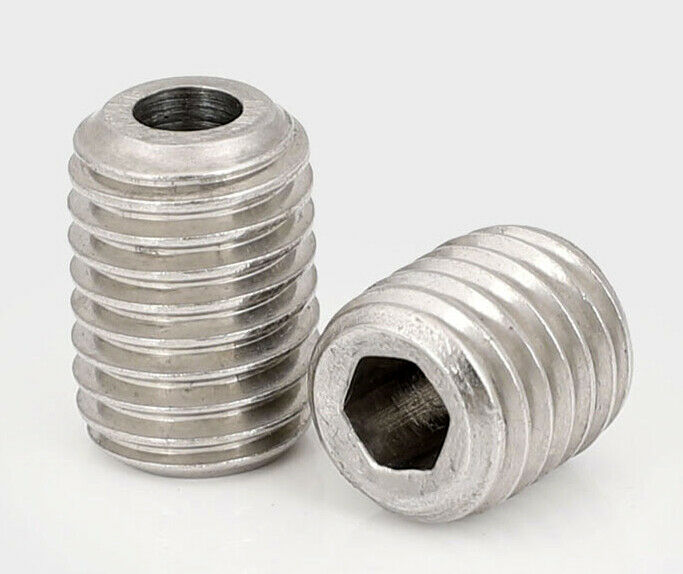 M10 x 1.5 x 20mm, Hole 5mm Socket Set / Grub Hollow Through Hole Screws Bolt 10 Pcs