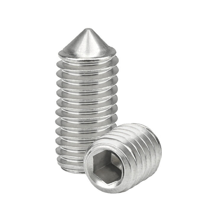 M10 x 1.5 x 12mm Cone Point Socket Set / Grub Screws Stainless Steel 20 Pcs on Sale