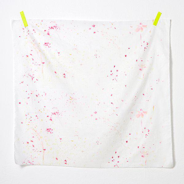 Flowers Bloom & Bear Fruits Red Double Gauze Sale