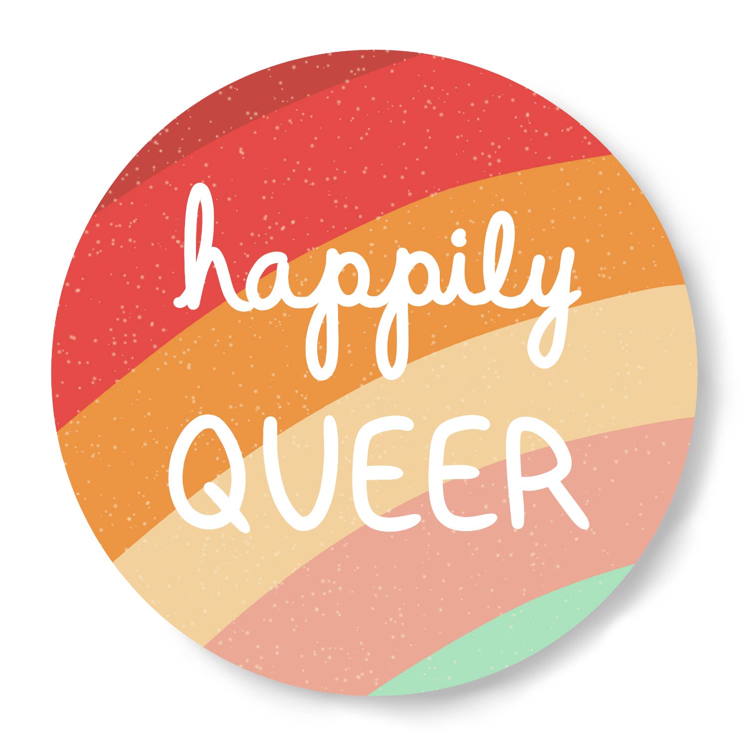 Happily Queer Sticker Online now