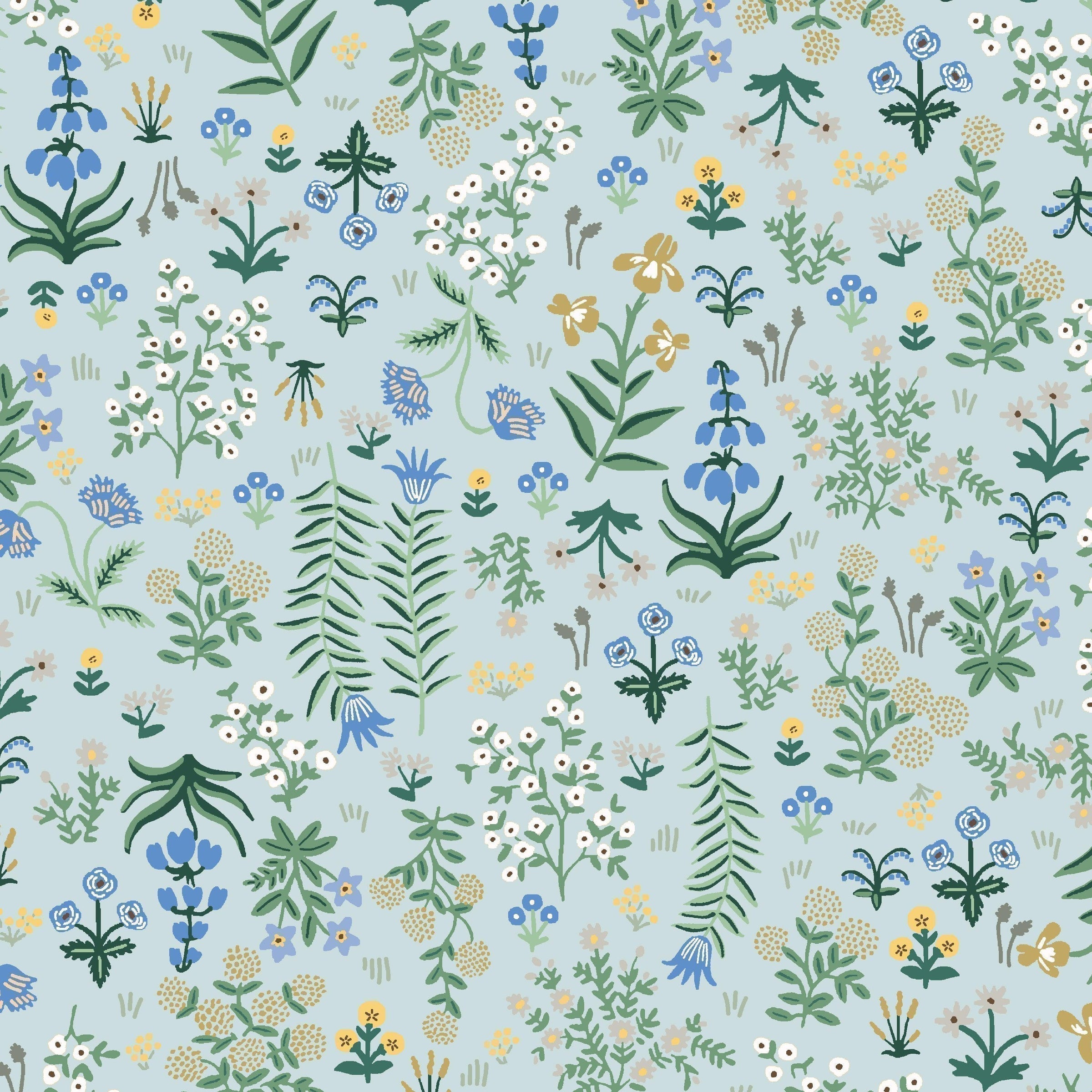 Menagerie Garden Mint on Rayon