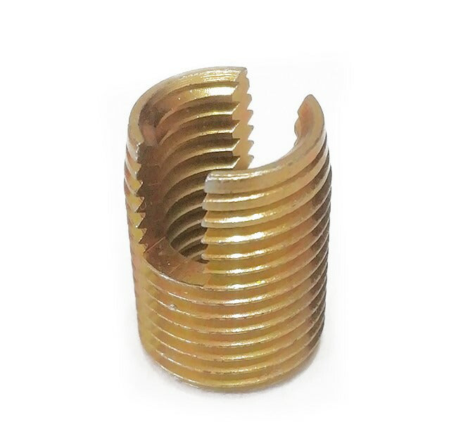 M24 x 3 x 30mm (M30 x 1.5) Zinc coated steel 10 Pcs Slotted Self Tapping Threaded Inserts on Sale