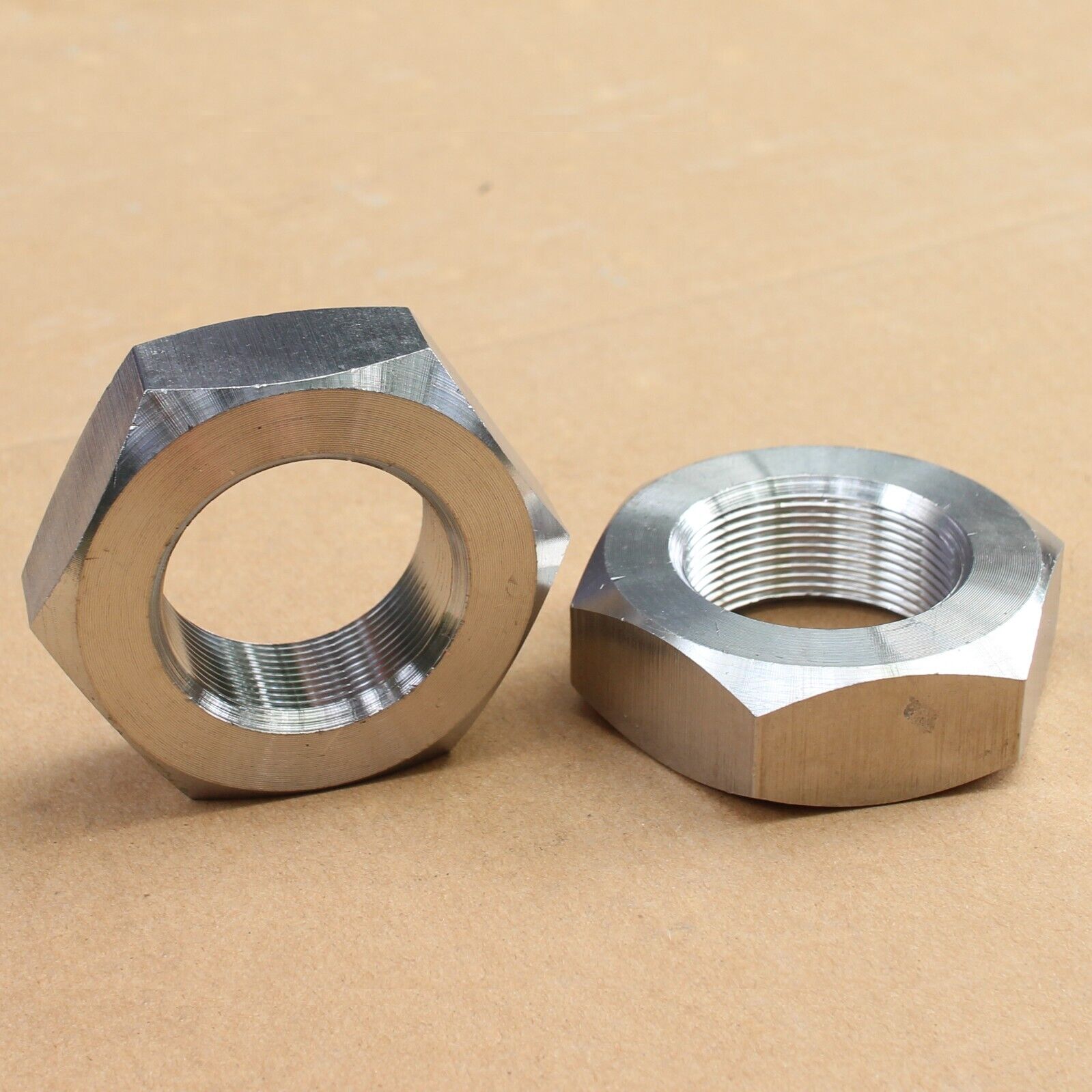 M30 x 2.0 Thin Hex Jam Right hand Thread Nut 1 Pcs Stainless Steel