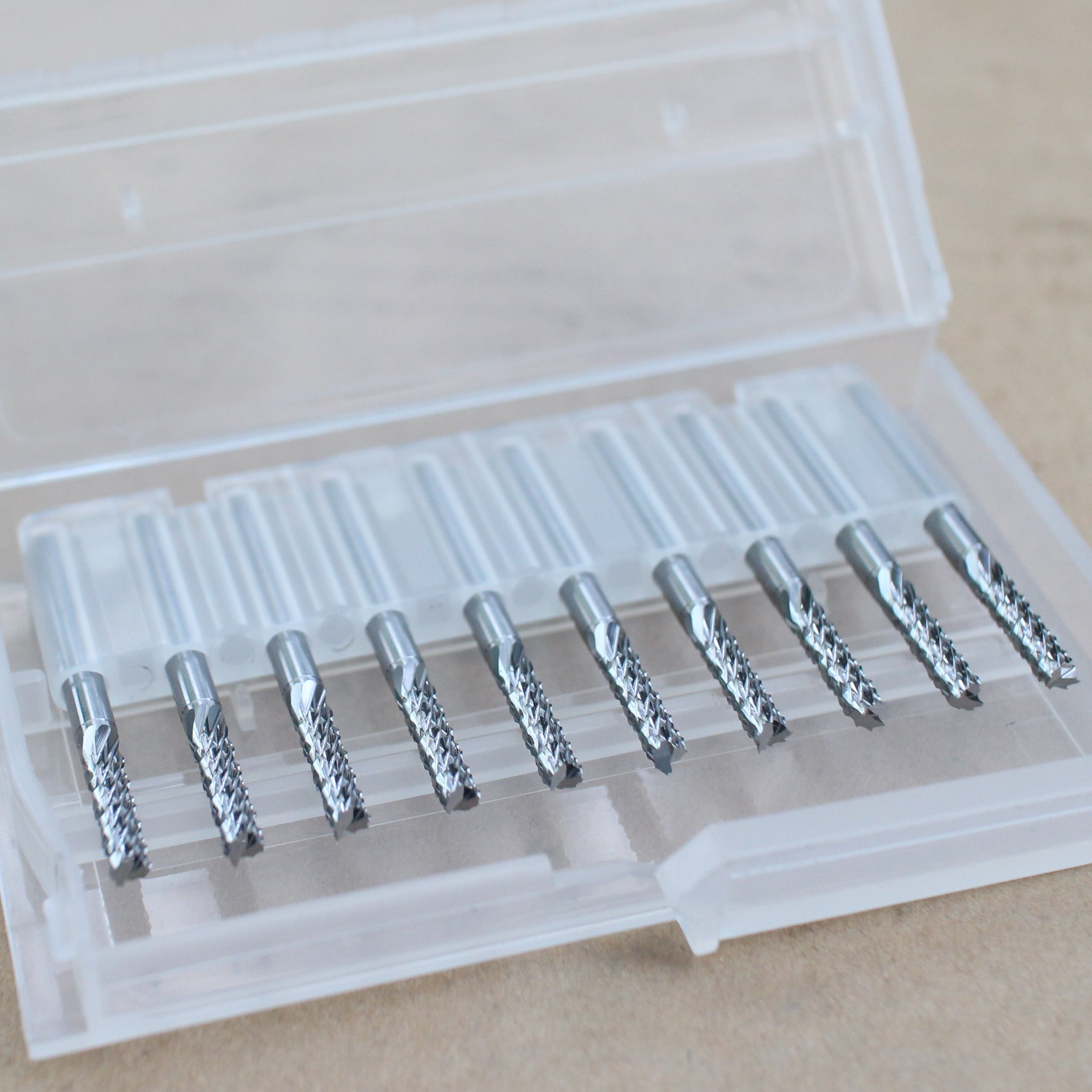 1.7mm 10Pcs Diamond Cut Carbide Router Burrs